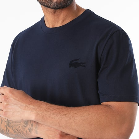 Lacoste - Tee Shirt Logo Crocodile Bleu Marine