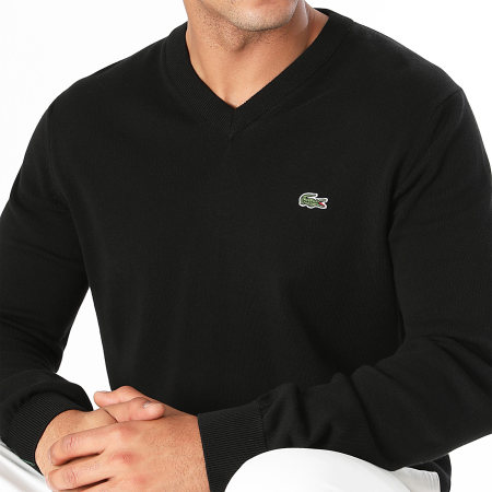 Lacoste pull col v outlet