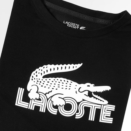 Lacoste crocodile noir new arrivals