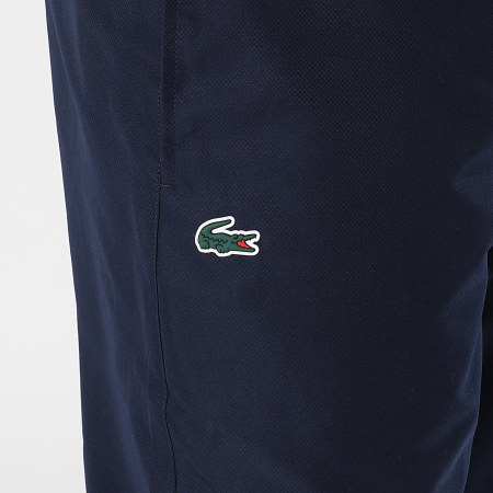 Lacoste - Pantalon Jogging Diamanté Logo Crocodile Bleu Marine