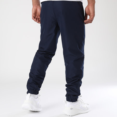 Lacoste - Pantalon Jogging Diamanté Logo Crocodile Bleu Marine