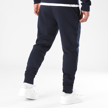 Lacoste - Pantaloni da jogging con logo ricamato in coccodrillo blu navy
