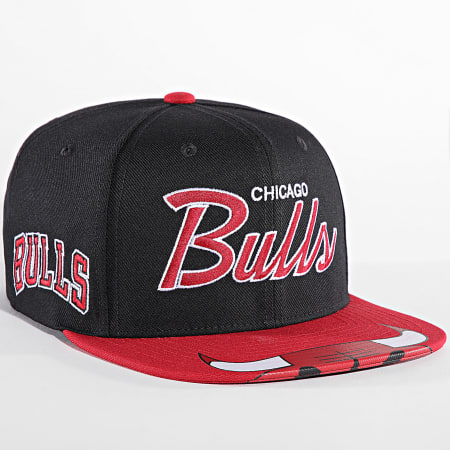 Mitchell and Ness - Bigmouth Snapback NBA Cap Chicago Bulls Nero Rosso