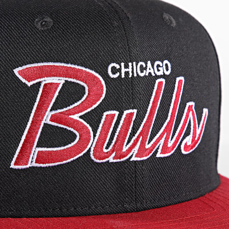 Mitchell and Ness - Bigmouth Snapback NBA Cap Chicago Bulls Nero Rosso