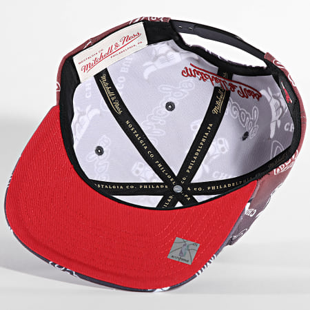 Mitchell and Ness - Bestemming Vrije Tijd Deadstock Chicago Bulls Grijs Rood NBA Snapback Cap