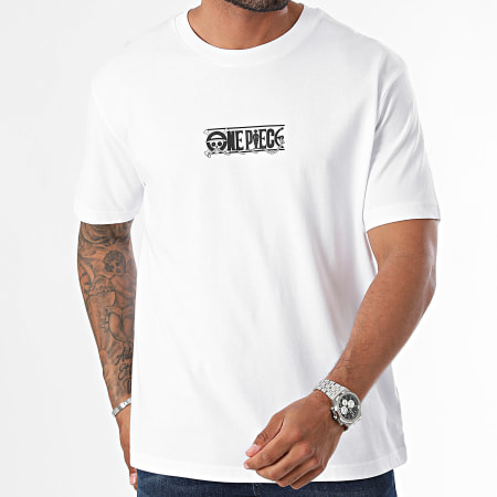 One Piece - Tee Shirt Oversize Marineford Blanc