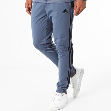 Adidas Sportswear - Ensemble De Survetement A Bandes IY6652 Bleu Ardoise