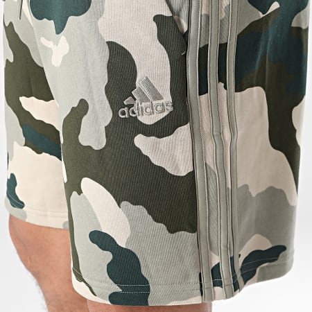 Adidas Sportswear - Short Jogging Camo IV7382 Beige Vert Kaki Camouflage