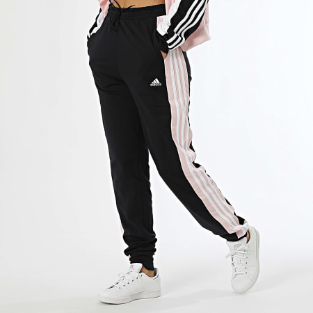 Adidas Sportswear - Boldblock trainingspak voor dames IX3744 Roze Zwart