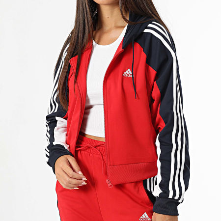 Adidas Sportswear - Boldblock trainingspak voor dames IX9270 Rood