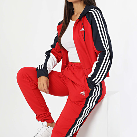 Adidas Sportswear - Boldblock trainingspak voor dames IX9270 Rood