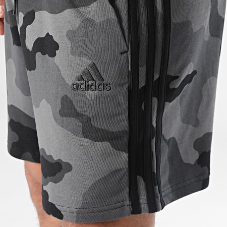 Adidas Sportswear - Short Jogging Camo IY6630 Gris Anthracite Camouflage