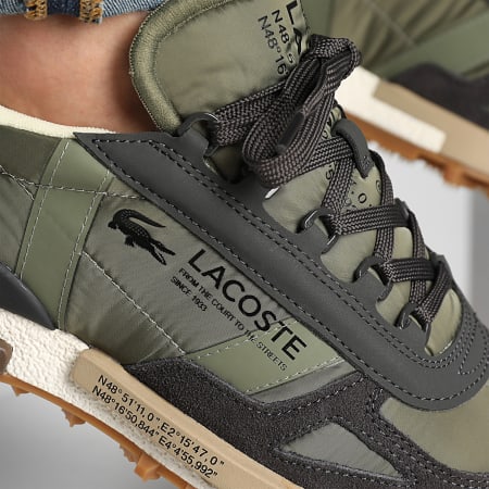 Lacoste - Sneakers Elite Active Khaki Verde Scuro