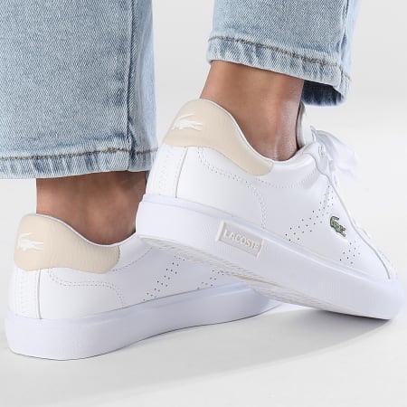 Lacoste - Baskets Femme Powercourt 2.0 2242 White Off White