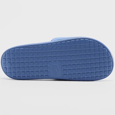 Lacoste - Serve Slide Shoes Logo Lettering Royal Blue