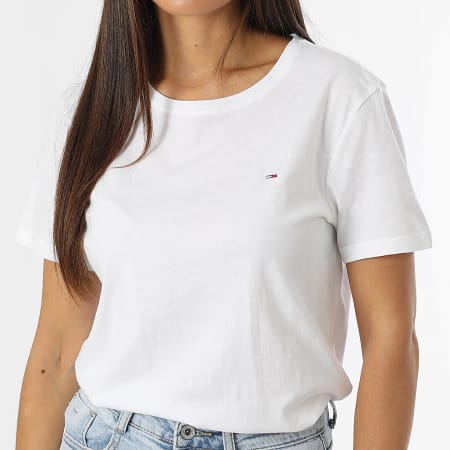 Tommy Jeans - Set van 2 dames T-shirts 1459 Wit Beige