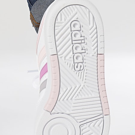 Adidas Sportswear - Scarpe da ginnastica Hoops 3.0 Bold W Donna IH0182 Footwear White Preloved Viola Quasi Rosa