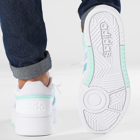 Adidas Sportswear - Hoops 3.0 Bold W Scarpe da donna IH0183 Footwear White Preloved Blue Supplier Colour