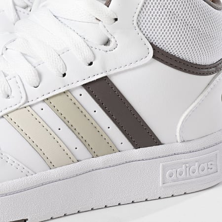 Adidas Sportswear - Scarpe da ginnastica alte da donna Hoops 3.0 Mid K IH7894 Footwear White Orbit Grey Putty Grey