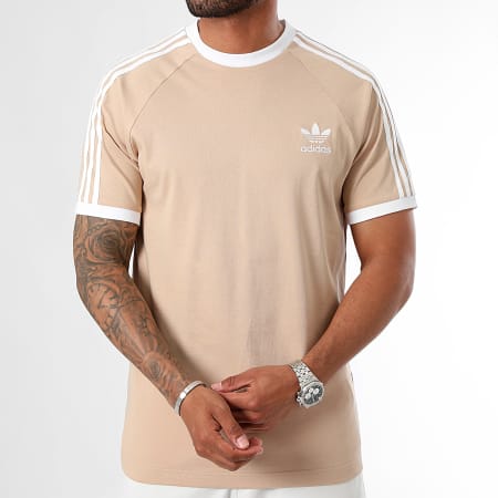 Adidas Originals - Camiseta 3 Rayas IZ2366 Beige