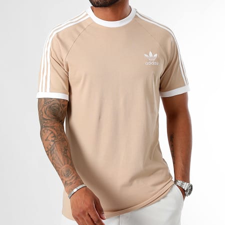 Adidas Originals - Tee Shirt A Bandes 3 Stripes IZ2366 Beige