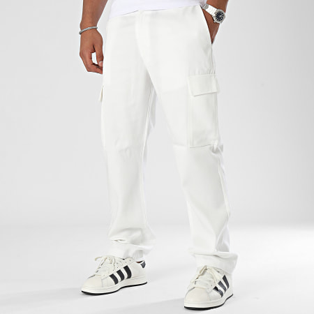 ADJ - Pantalon Cargo 2030 Blanc