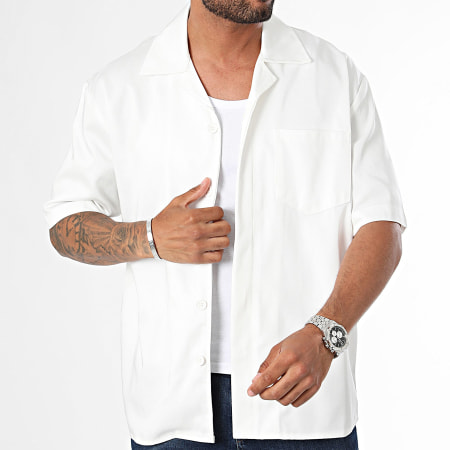 ADJ - Camicia a maniche corte Bianco