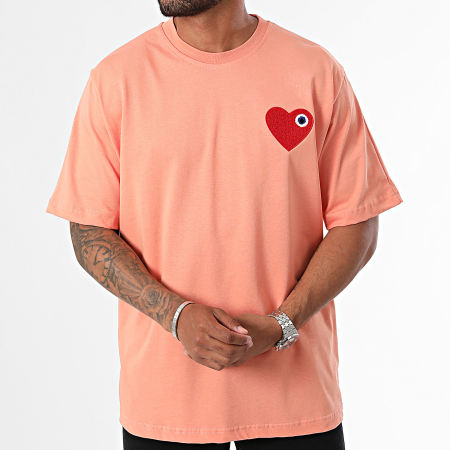 ADJ - Oversized Hart Chic Oranje T-shirt