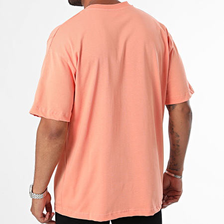 ADJ - Tee Shirt Oversize Coeur Chic Orange