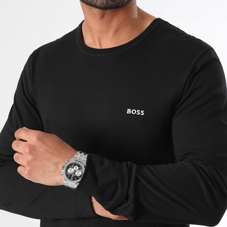 BOSS - Confezione da 3 magliette a maniche lunghe 50492321 Nero