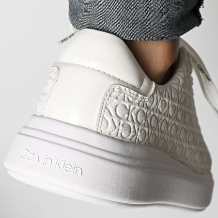 Calvin Klein - Baskets Cupsole Lace Up Saff Mono 2103 White