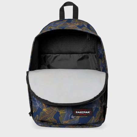 Eastpak - Back To Work Rugzak Brizefilt marineblauw geel