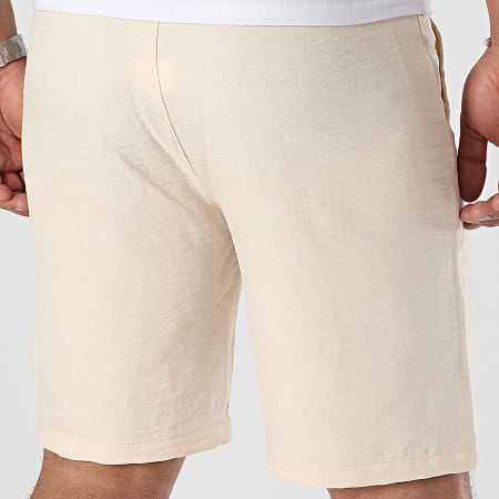 Frilivin - Pantalones cortos de jogging beige