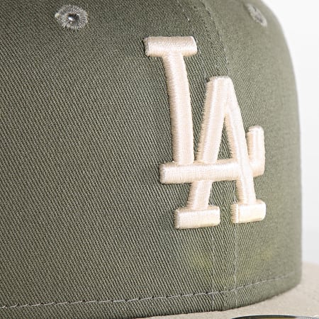 New Era - Cap Fitted Side Patch 59Fifty 7 LA 60565160 Verde Caqui Beige