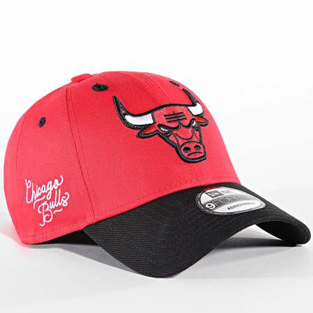 New Era - NBA Side Patch 9Forty Chicago Bulls Gorra 60565137 Rojo Negro