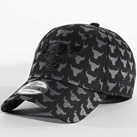 New Era - Casquette Team Monogram 9Forty Bulls 60565358 Noir Gris