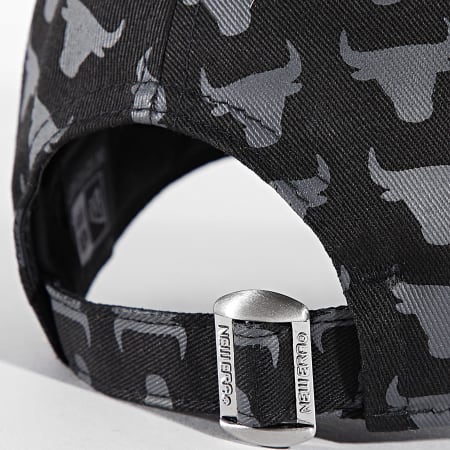 New Era - Team Monogram 9Forty Bulls Cap 60565358 Nero Grigio