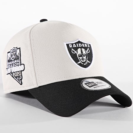 New Era - Casquette Eframe Raiders 60565457 Beige Noir