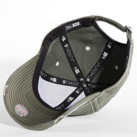 New Era - Damespet Distressed 9Twenty NY 60565241 Kaki groen