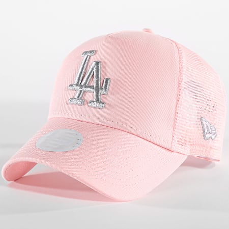 New Era - Dames Trucker Cap Metallic LA 60565487 Roze Zilver