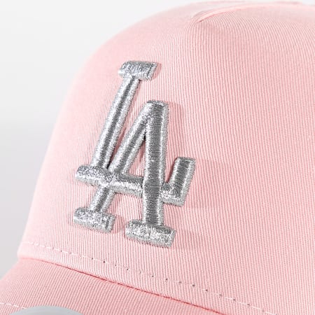 New Era - Dames Trucker Cap Metallic LA 60565487 Roze Zilver