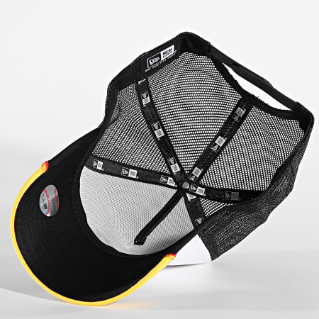 New Era - Casquette Trucker Flame NY 60565478 Blanc Noir Jaune