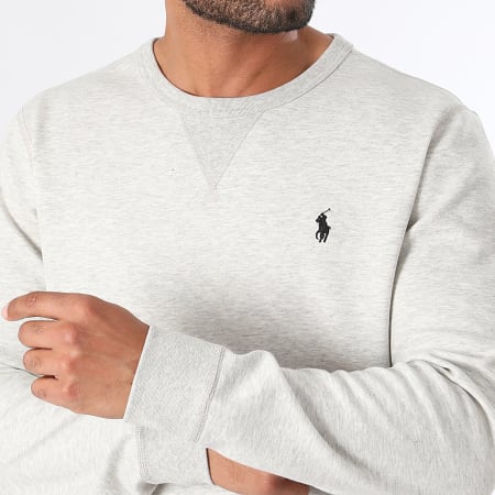 Polo Ralph Lauren - Sweat Crewneck Original Player Gris Chiné