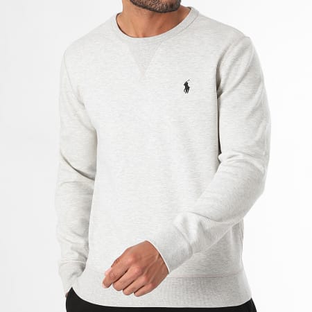 Polo Ralph Lauren - Sweat Crewneck Original Player Gris Chiné