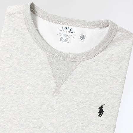 Polo Ralph Lauren - Sweat Crewneck Original Player Gris Chiné