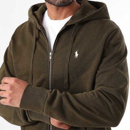 Polo Ralph Lauren - Original Player Hooded Zip Sweat Donkergroen