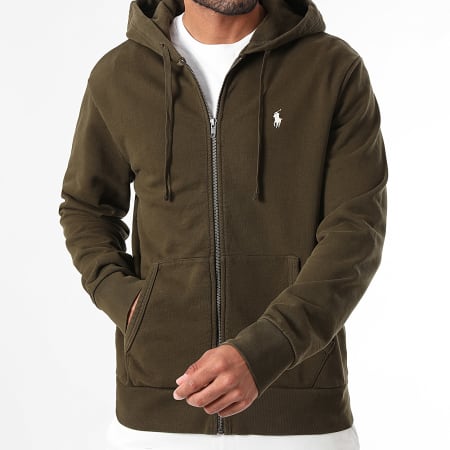 Polo Ralph Lauren - Original Player Hooded Zip Sweat Donkergroen