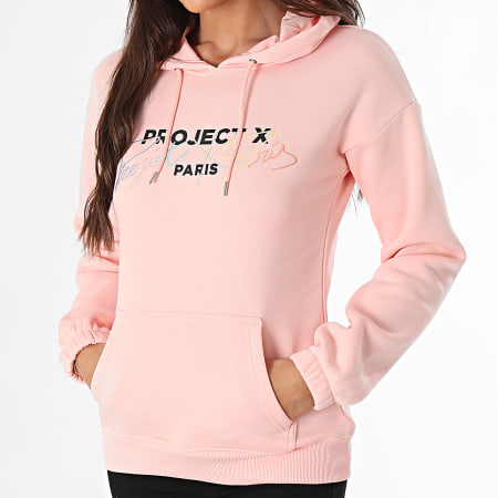 Project X Paris - Sudadera con capucha para mujer F222128 Rosa