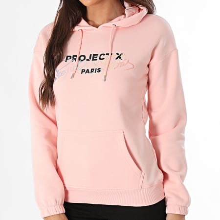 Project X Paris - Sudadera con capucha para mujer F222128 Rosa