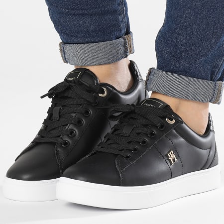 Tommy Hilfiger - Zapatillas Elevated Essential Monogram 7999 Negro Mujer